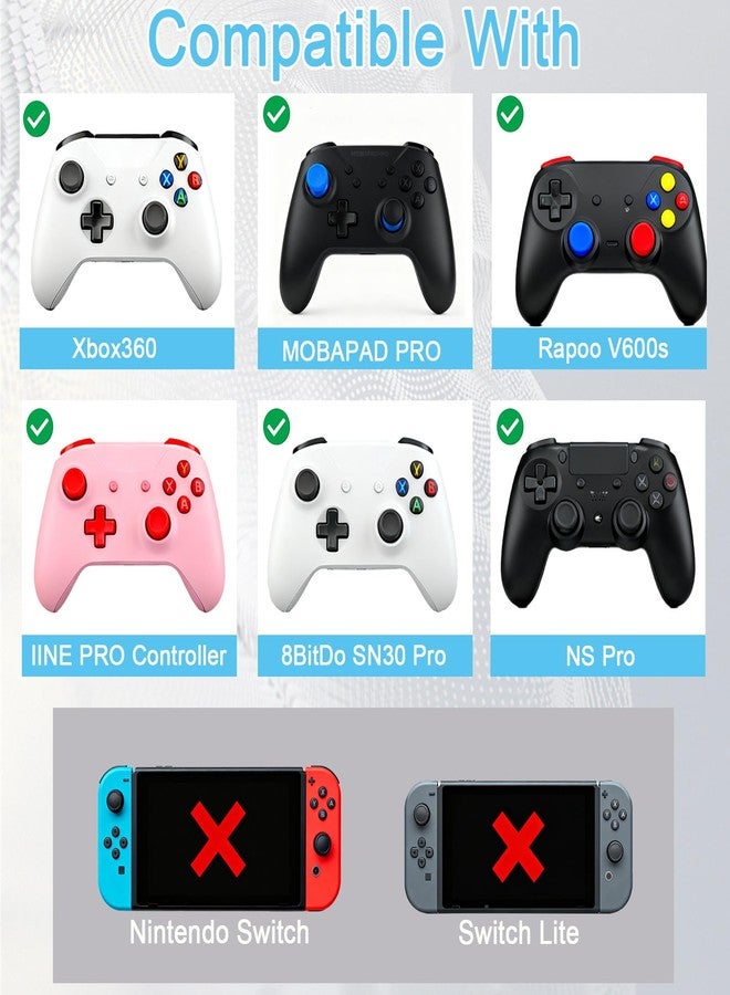Nogeqi 8 Pairs Controller Thumb Grips Replacement for Ps4/Ps5, Anti-Slip Thumbstick Grip Caps, Silicone Joystick Caps, Analog Stick Covers - Image 3